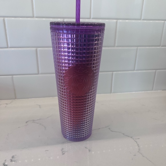 Purple Starbucks cold cup tumbler - Picture 8 of 8